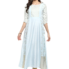 Sky Blue Printed Crepe Kurti – Effortless Elegance for Every Occasion - Image 2