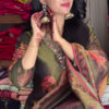 Woven Design Silk Blend Straight Kurta With Palazzos & Dupatta - Image 4