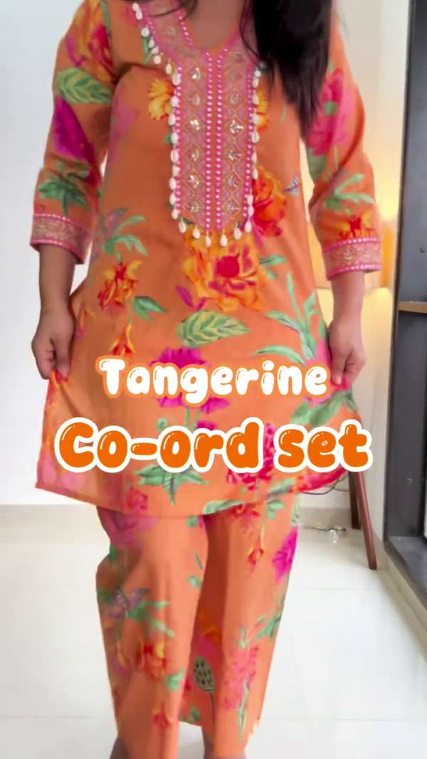Women's Colorful Floral Printed Cotton Kurti pant - Image 5