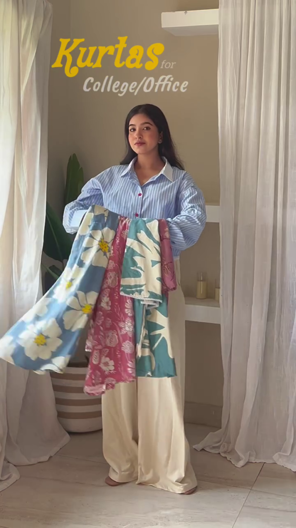 Women Printed  Kurta With Pant Set - Image 4