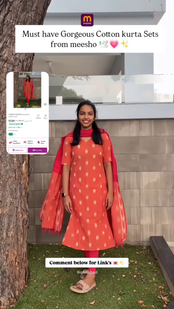 Launching Beautiful kurta Sat With Dupatta For Women - Image 3